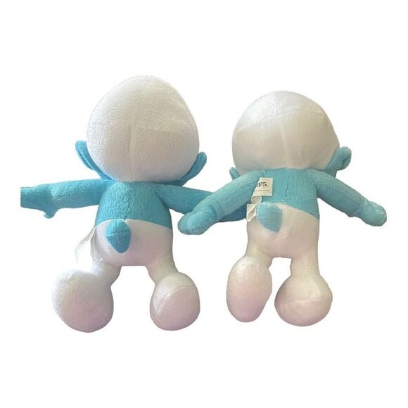 Kellytoy THE SMURFS Brainy Smurf GLASSES 7” Plush Stuffed Animal Toy - Picture 13 of 16